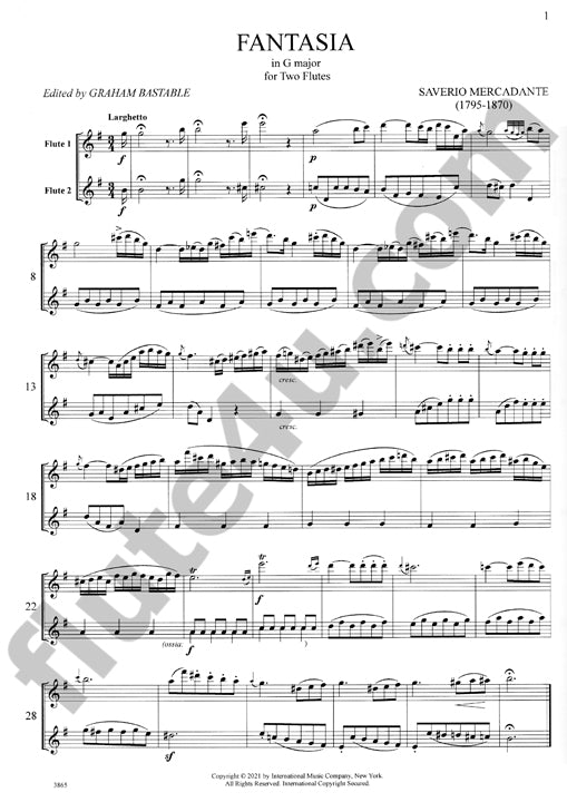 Mercadante, S :: Fantasia in G Major