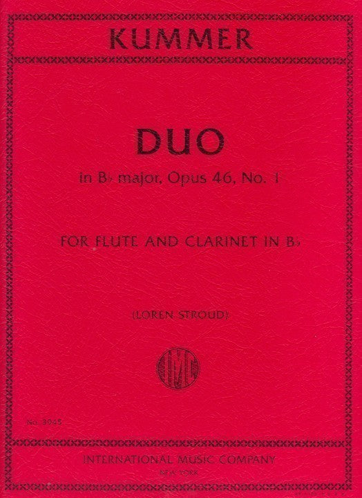 Kummer, K :: Duo in B-flat Major, Opus 46, No. 1