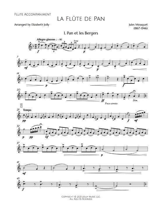 Mouquet, J :: La Flute de Pan
