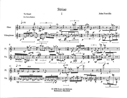 Fonville, J :: Striae