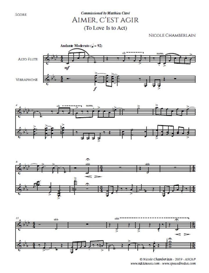 Chamberlain, N :: Aimer, c'est agir [To Love is to Act]