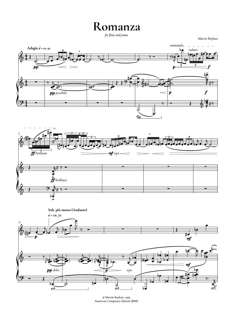 Boykan, M :: Romanza