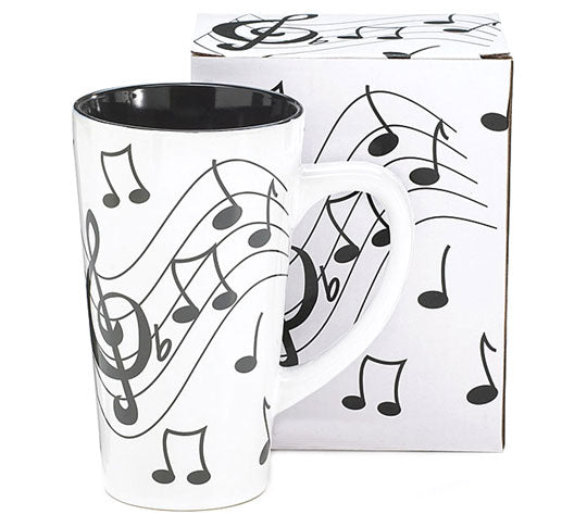 Ceramic Mug - Jazzy Musical Notes