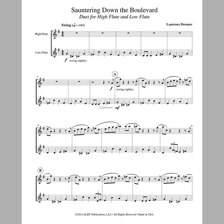 Dresner, L :: Sauntering Down the Boulevard