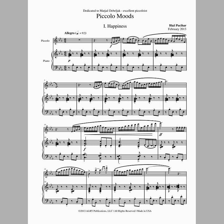 Pucihar, B :: Piccolo Moods