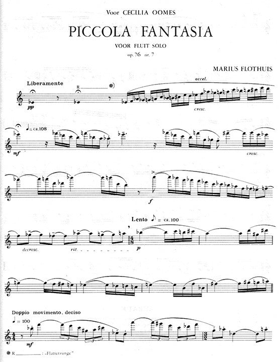 Flothuis, M :: Two Pieces: Aubade Op 19A and Piccolo Fantasia Op 76 No 7