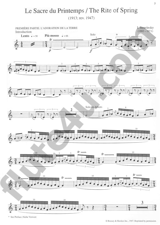 Various :: Orchestral Excerpts for Alto Flute