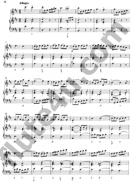 Blavet, M :: Troisieme Livre de Sonates pour la Flute traversiere avec la Basse II [Third Book of Sonatas for the Transverse Flute with Bass II]