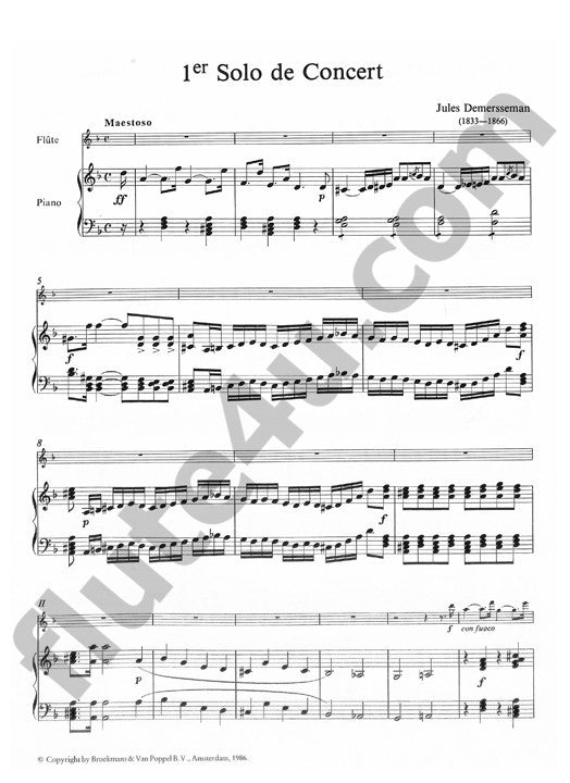 Demersseman, J :: Demersseman 1er Solo de Concert Op. 19