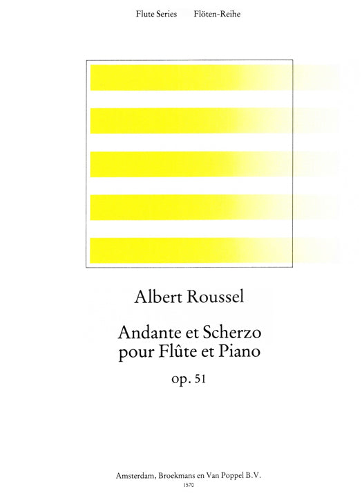 Roussel, A :: Andante et Scherzo op. 51