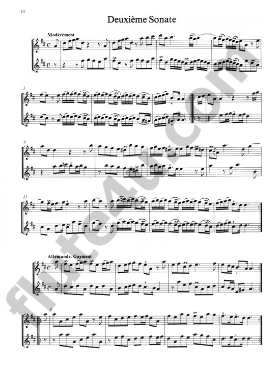 Boismortier, JB :: Petite Sonates op. 13