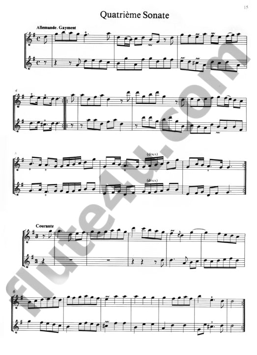 Boismortier, JB :: Petite Sonates op. 13