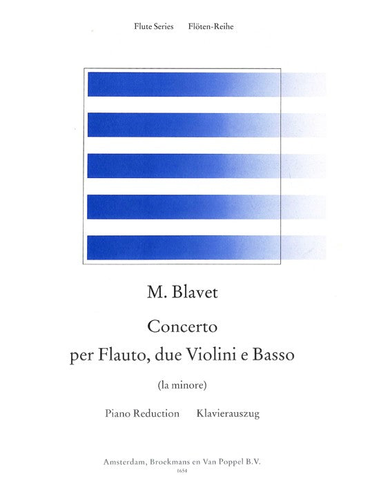 Blavet, M :: Concerto in A minor