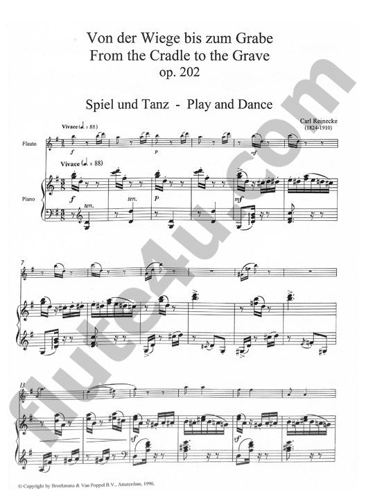 Reinecke, C :: Von der Wiege bis zum Grabe op. 202 Band 1 [From the Cradle to the Grave op. 202 Vol. 1]