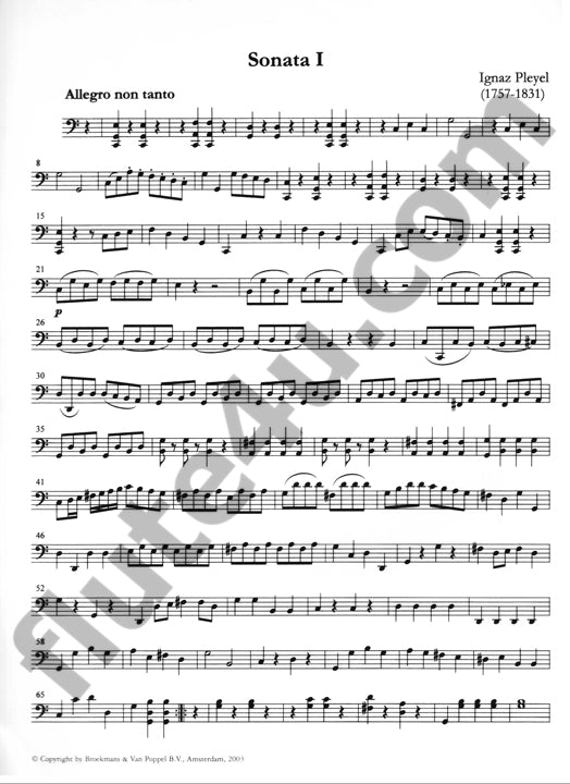 Pleyel, I :: Trois Sonates op. 45 [Three Sonatas op. 45]