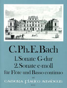 Bach, CPE :: 1. Sonate G-dur | 2. Sonate e-moll [1st Sonata in G major | 2nd Sonata in E minor]