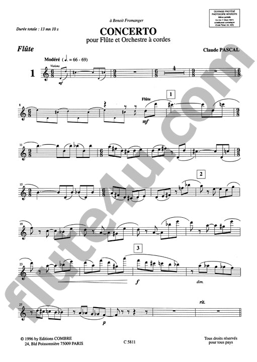 Pascal, C :: Concerto