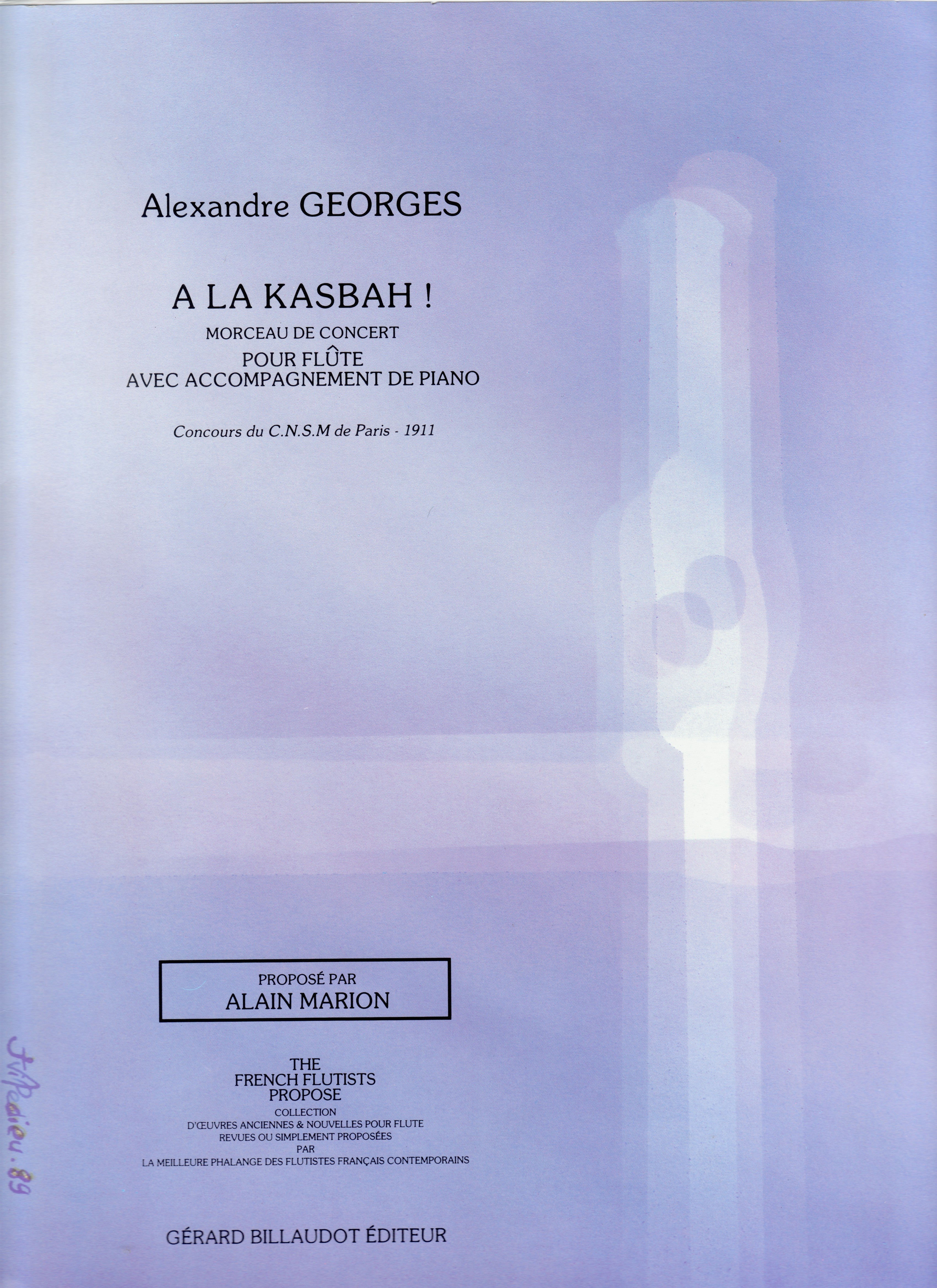 Georges, A :: A La Kasbah! Morceau de Concert