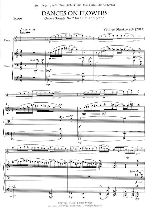 Stankovych, Y :: Dances on Flowers: Quasi Sonate No. 2