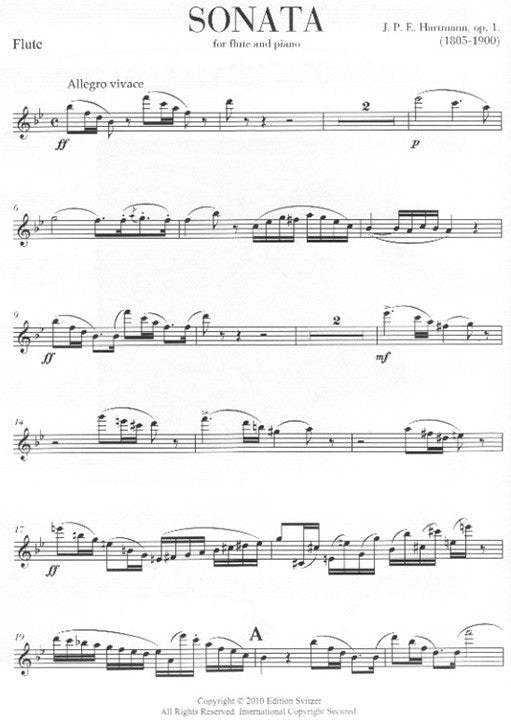 Hartmann, JPE :: Sonata for flute and piano