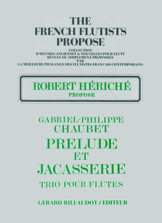 Chaubet, GP :: Prelude et Jacasserie