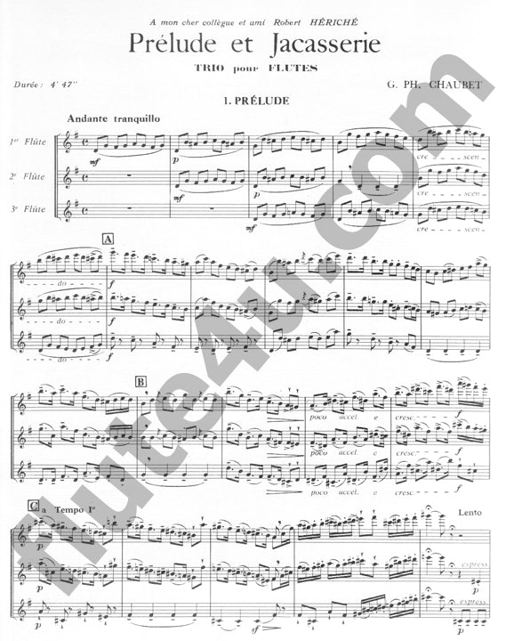 Chaubet, GP :: Prelude et Jacasserie