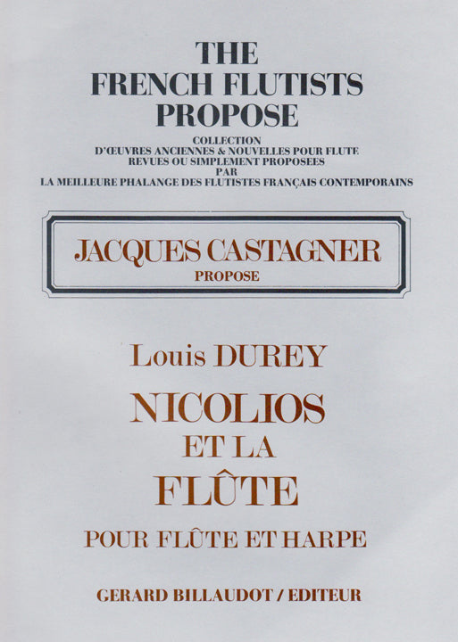 Durey, L :: Nicolios et la flute