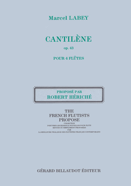 Labey, M :: Cantilene op. 43
