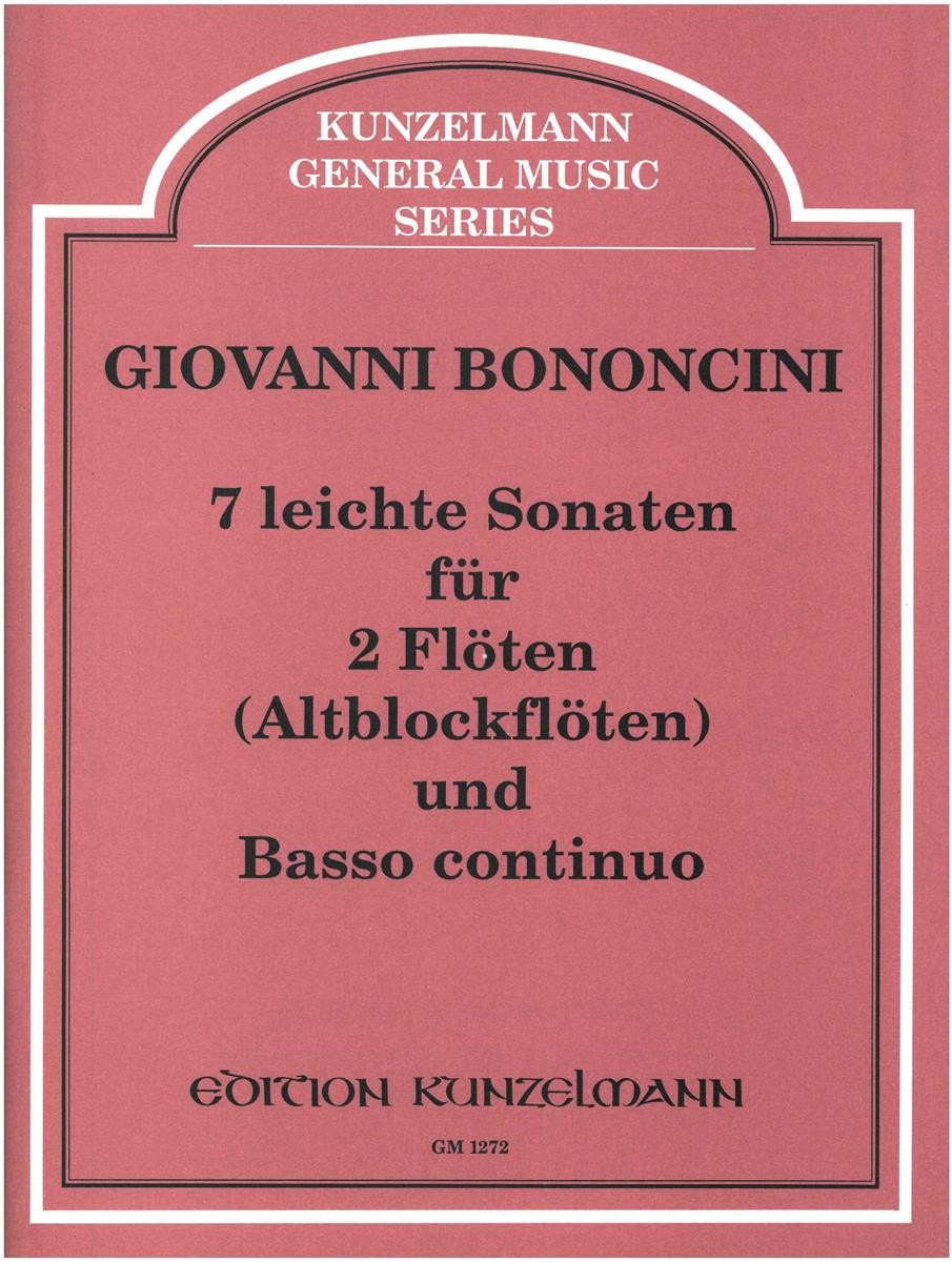 Bononcini, G :: 7 Leichte Sonaten [7 Easy Sonatas]