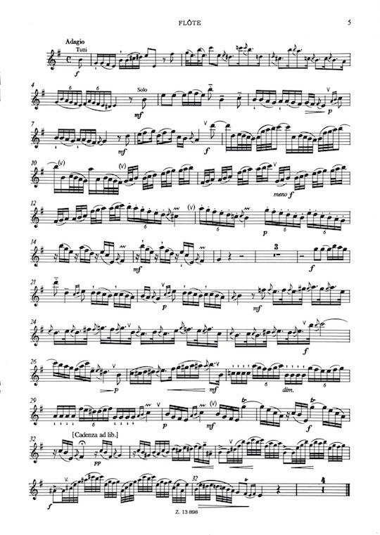 Hasse, JA :: Konzert [Concerto] Op. 3, No. 7
