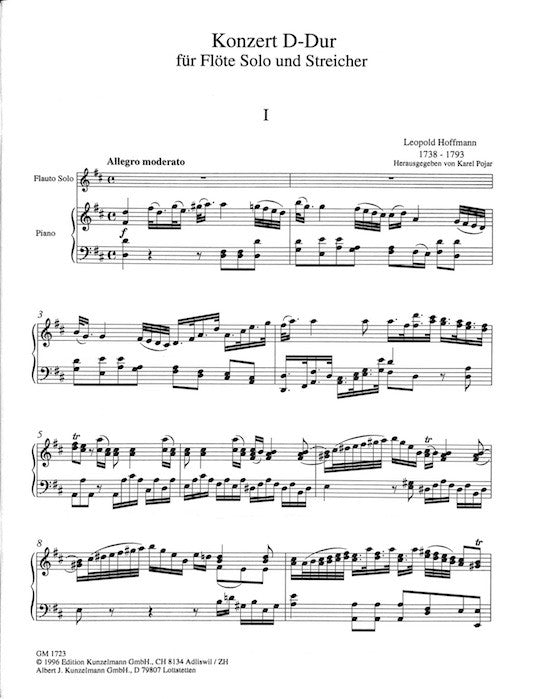 Hofmann, L :: Konzert D-Dur [Concerto in D major]