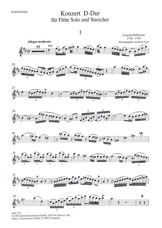 Hofmann, L :: Konzert D-Dur [Concerto in D major]