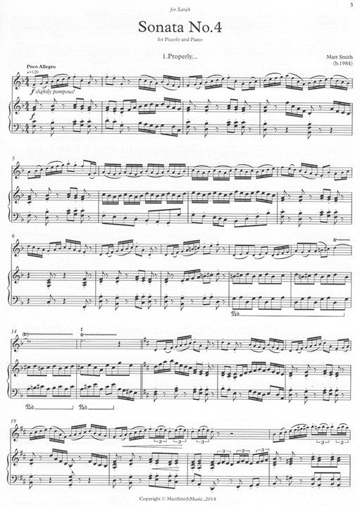 Smith, M :: Sonata No. 4