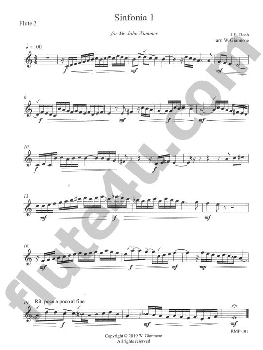 Bach, JS :: 12 Great Flute Encores