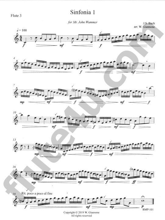 Bach, JS :: 12 Great Flute Encores