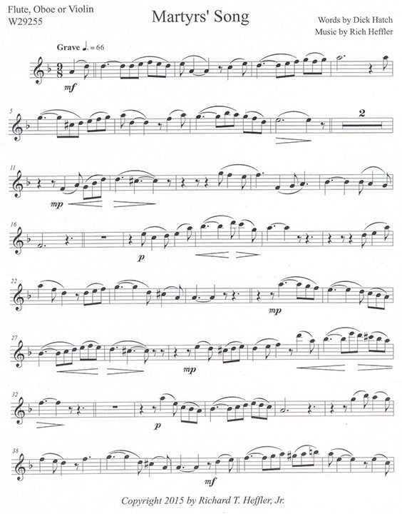 Heffler, R :: Martyrs' Song