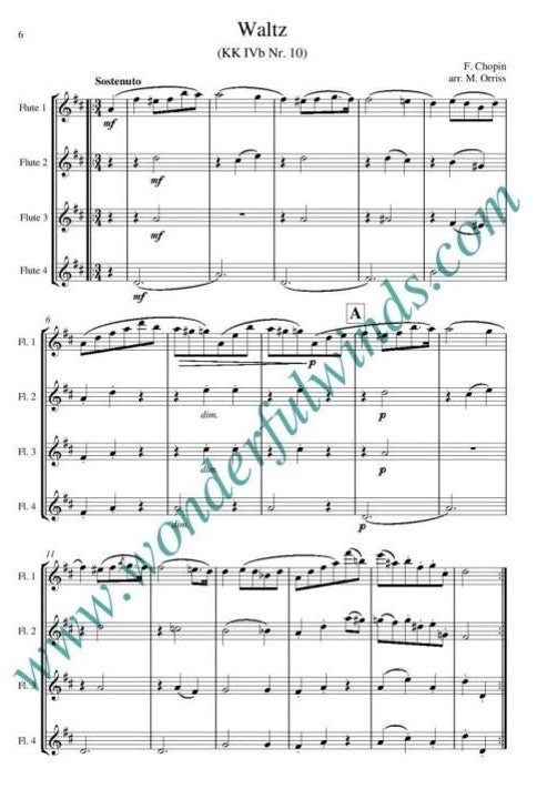 Chopin, F :: Two Waltzes KK IVb: No. 10 and 11