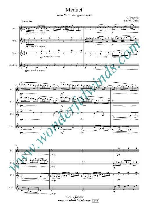 Debussy, C :: Menuet (Suite Bergamasque)