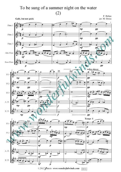 Delius, F :: To Be Sung of a Summer Night