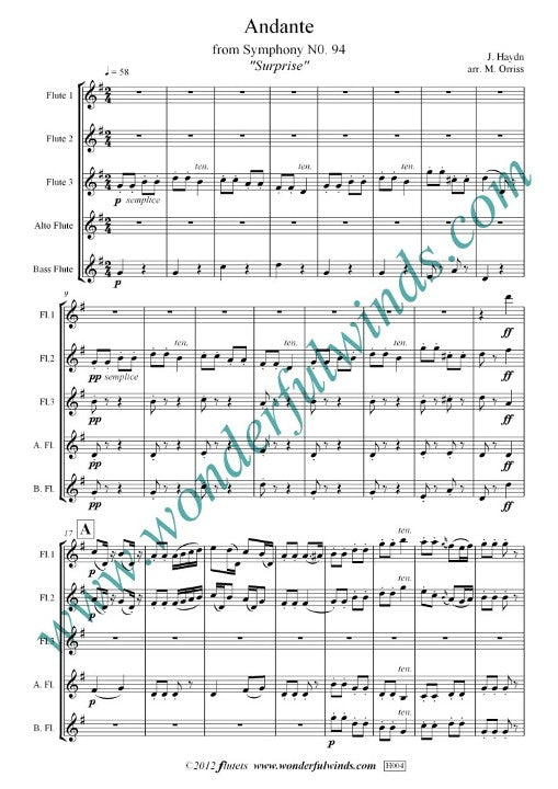 Haydn, FJ :: Andante (Surprise Symphony)