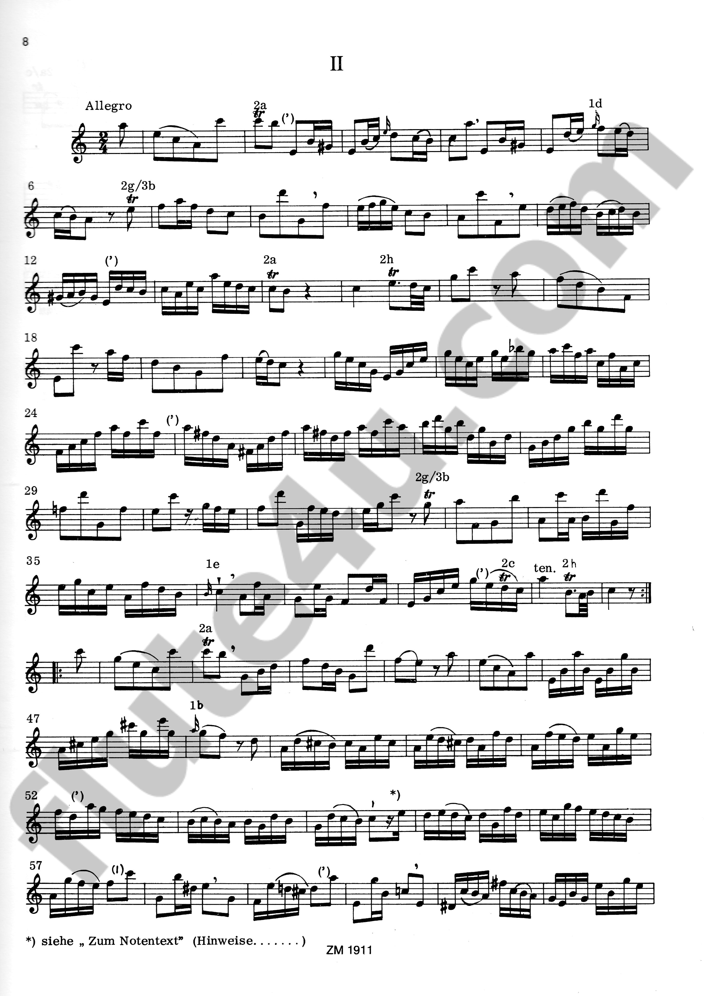 Bach, CPE :: Sonate a-moll [Sonata in A minor]