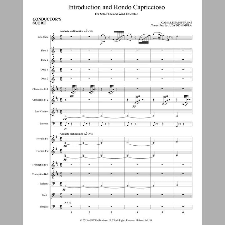 Saint-Saens, C :: Introduction and Rondo Capriccioso