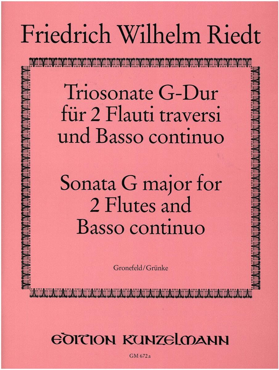 Riedt, FW :: Triosonate G-Dur [Trio Sonata in G Major]