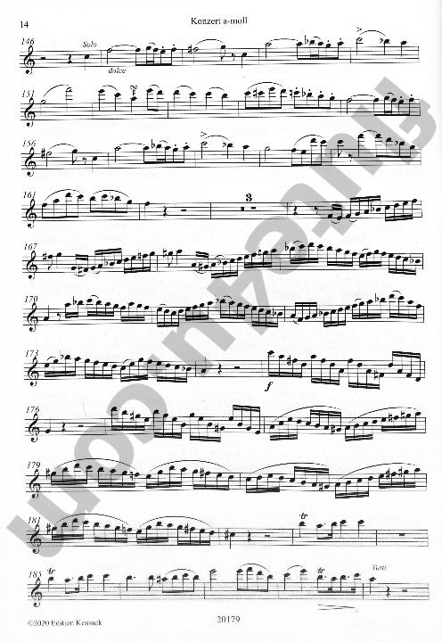 Schneider, GA :: Konzert A-Moll, Op. 53 [Concerto in A Minor, op. 53]