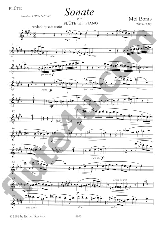 Bonis, M :: Sonate [Sonata]