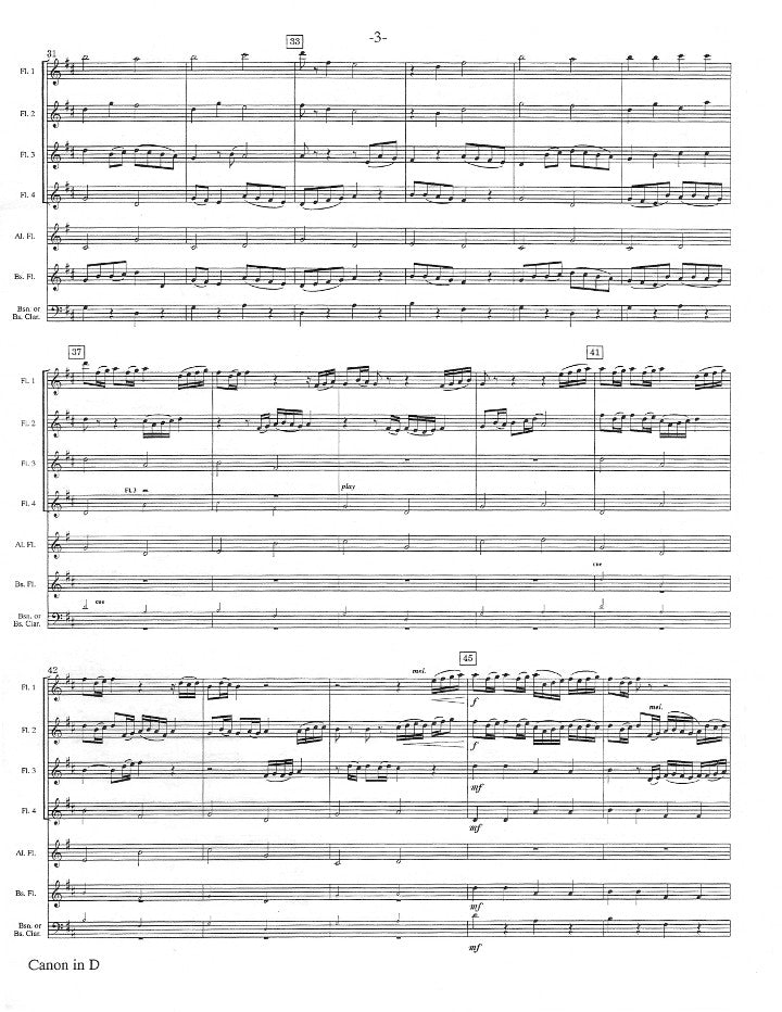Pachelbel, J :: Canon in D