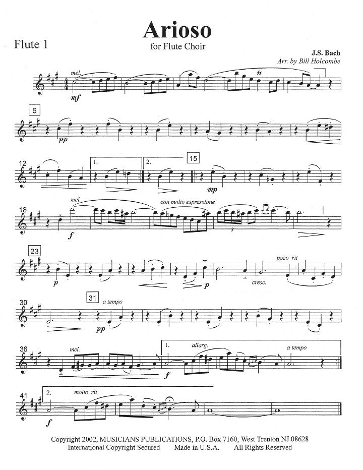 Bach, JS :: Arioso