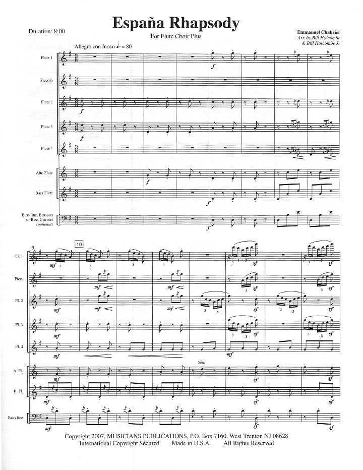 Chabrier, E :: Espana Rhapsody