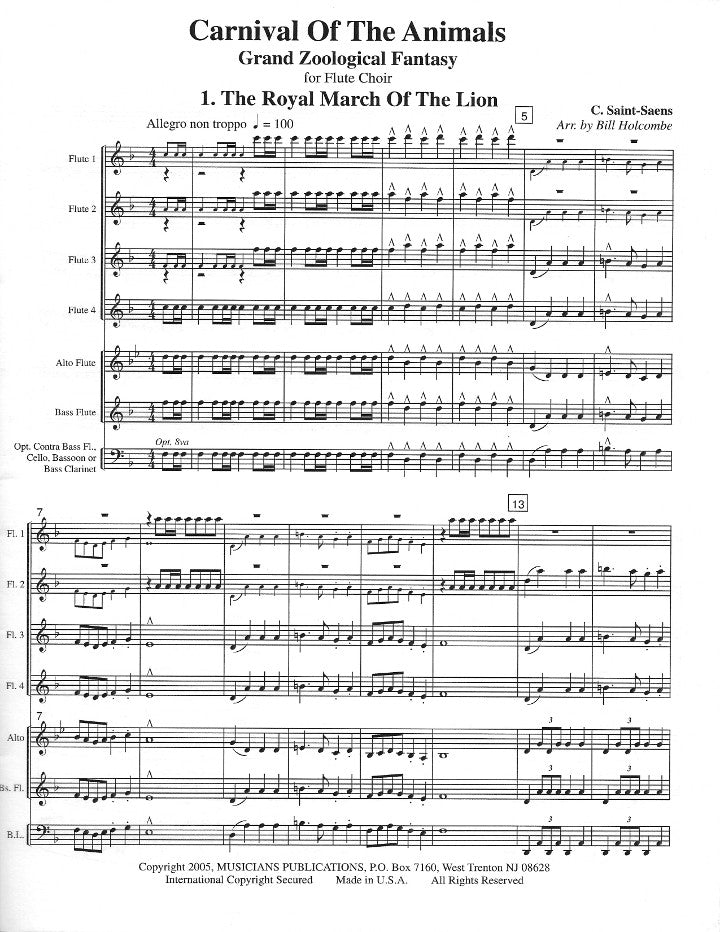 Saint-Saens, C :: Carnival of the Animals