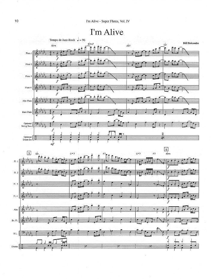 Holcombe, B :: Super Flutes Jazz Suite, Vol 4